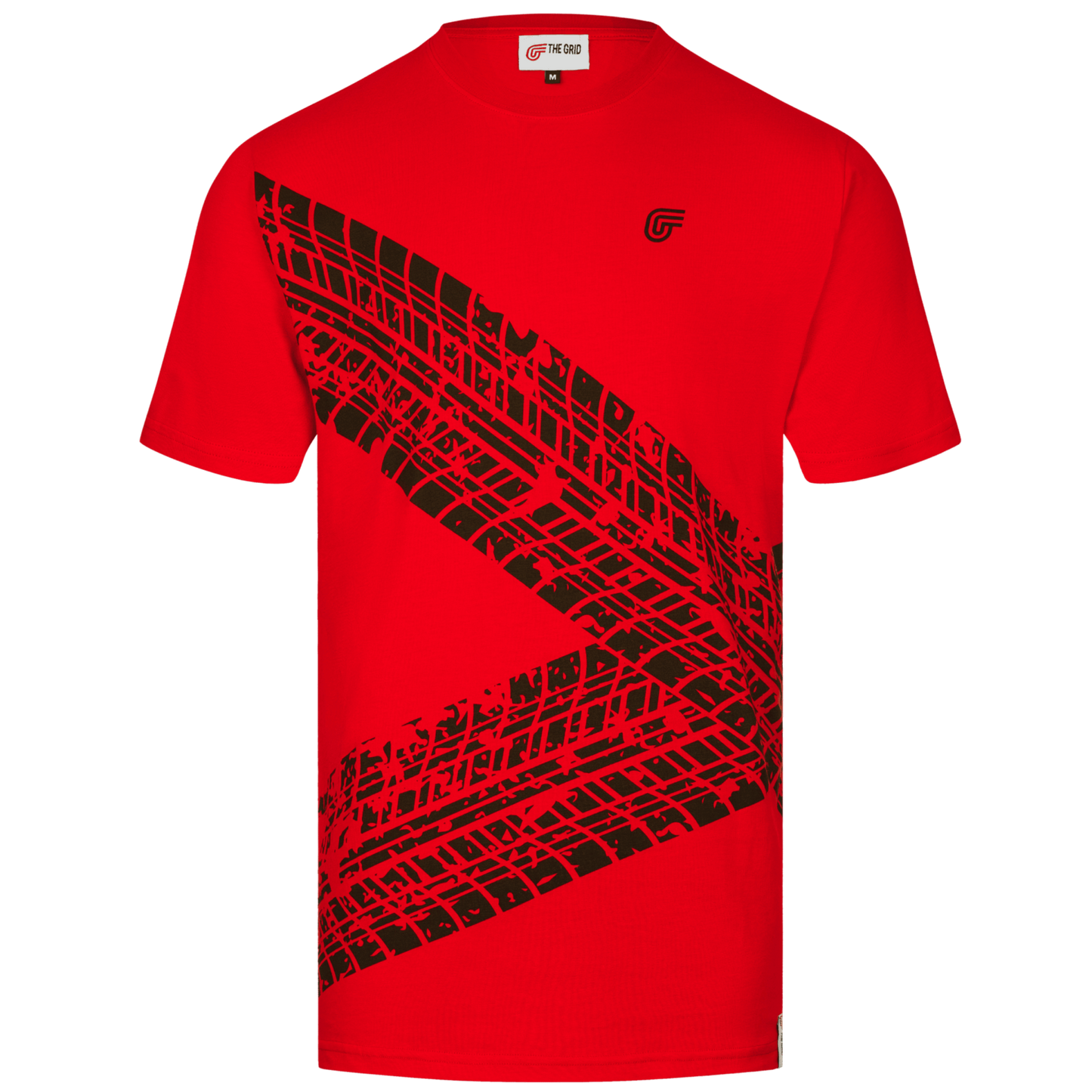 TGR t-shirt Tire Mark - rood