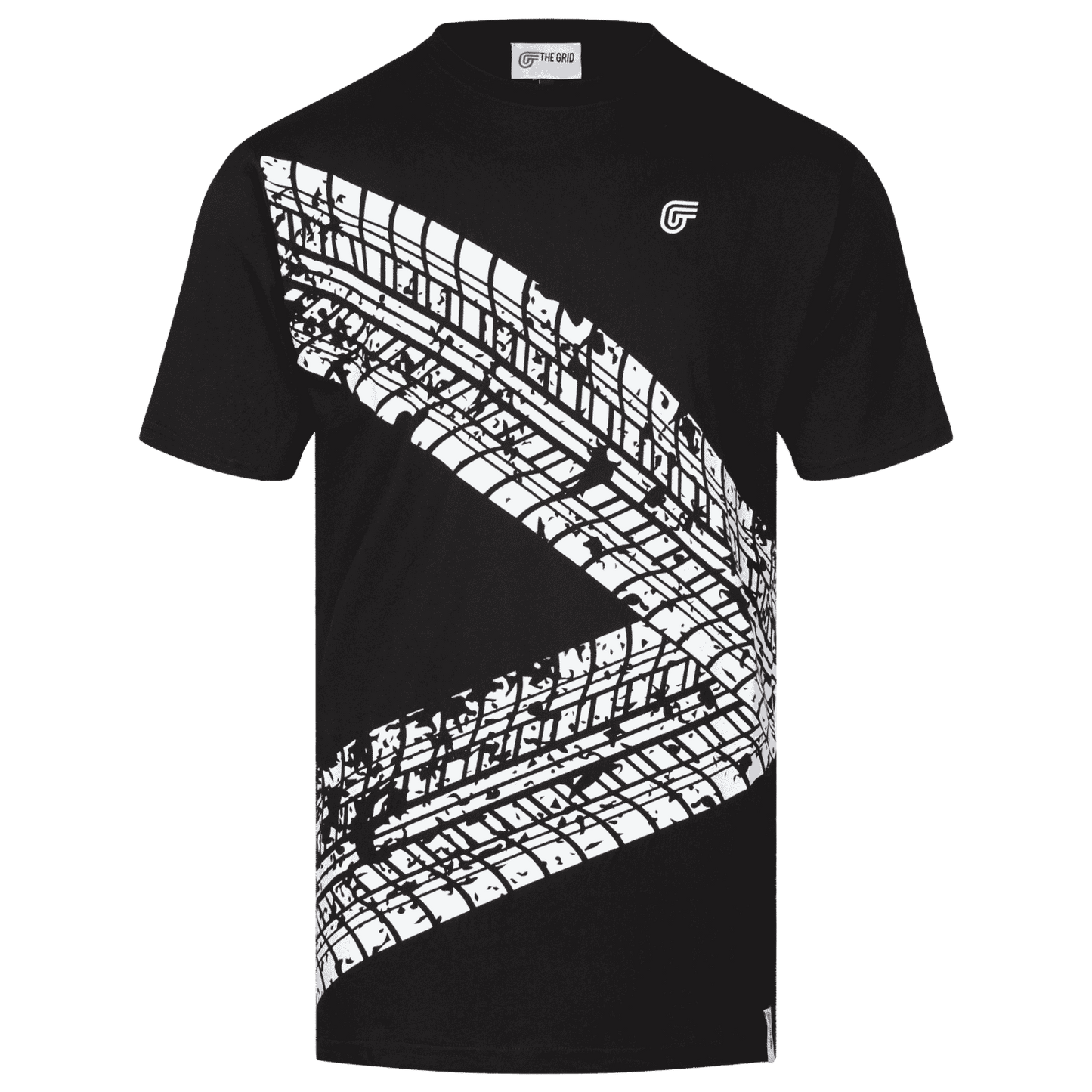 TGR t-shirt Tire Mark - zwart