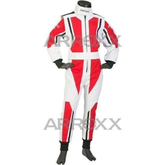Arroxx Suit Level 2 Xbase Junior wit-rood-zwart