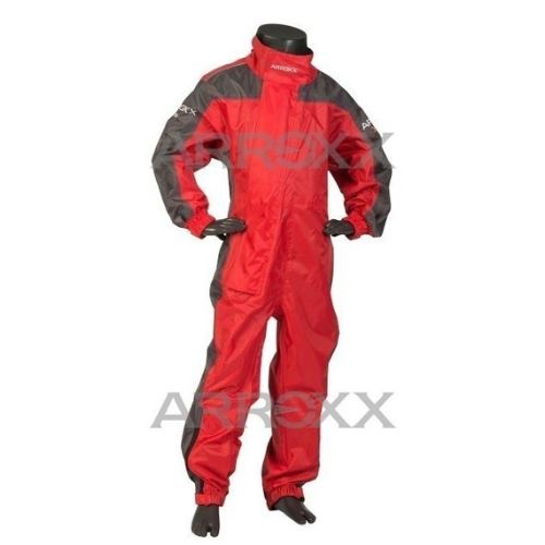 Arroxx regenoverall Xpro Junior rood-grijs