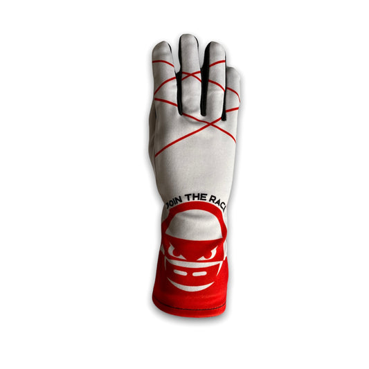 DHR HANDSCHOENEN PREMIUM - WIT-ROOD