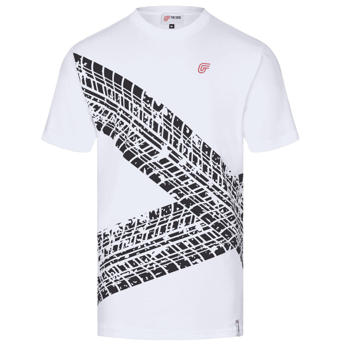 TGR t-shirt Tire Mark - wit