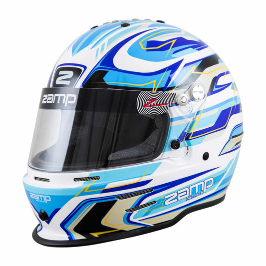 Zamp RZ42 junior wit-blauw